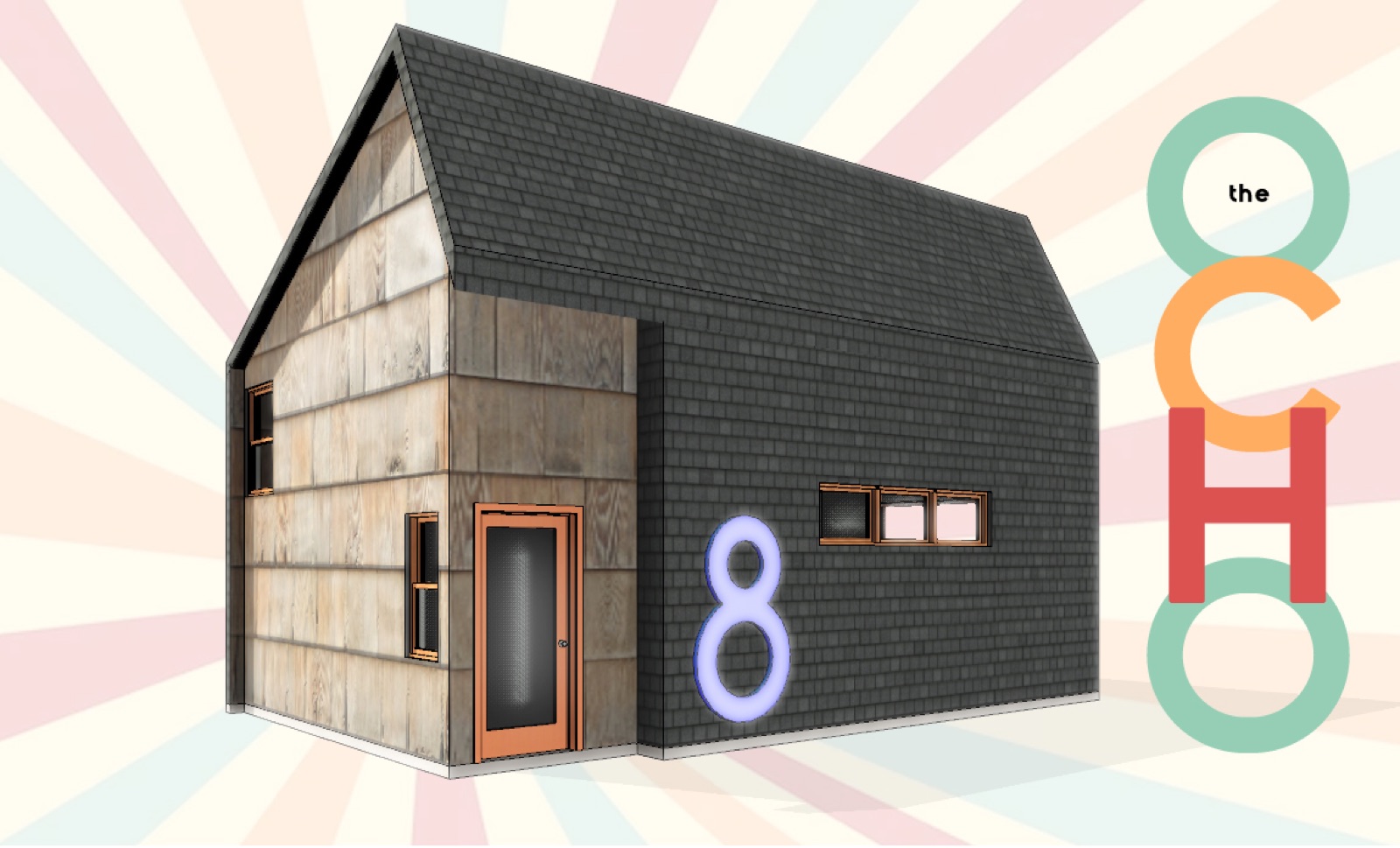 Second architectural view from The Nameless Eight cabin concept